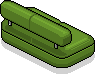 Grünes Sofa Iced