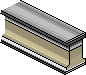 Beige Mode-Theke