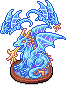 Vergoldeter Eisdrache