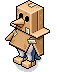 Schüchterner Pinguin