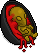 Braunes Alien-Baby