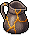 Kintsugi aus dunklem Ton
