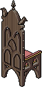 Grusel-Thron in Pink