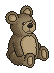 Brauner Teddy