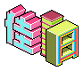 Neonschrift quer