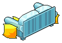Eisiges Clubsofa