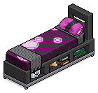 Cubiebett (lila)