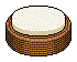 Hocker Dunkel Coco Alba