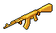 Dekoratives Gold-Gewehr