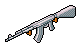 Dekoratives Silber-Gewehr