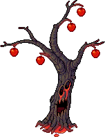 Vergifteter Apfelbaum