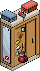 Unordentlicher Schrank