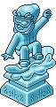 Snowboarderstatue