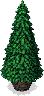 Selbstdekorierter Weihnachtsbaum