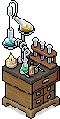 Antikes Chemie-Set